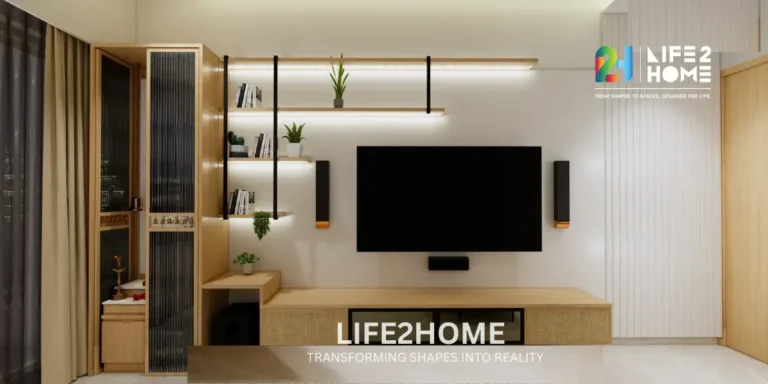 TV Unit Design Ideas for Open Living and Dining Layouts