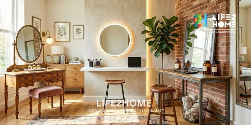 Latest Dressing Table Ideas for Indian Homes by an Interior Designer Near You