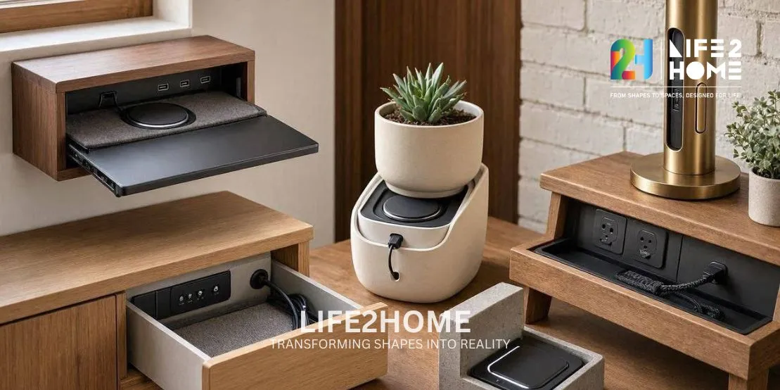 Hidden Charging Station Ideas by Interior Designers Near You
